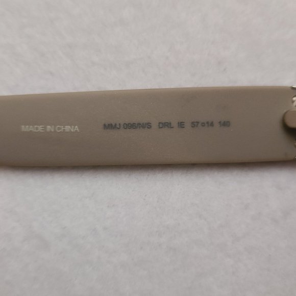 Marc by Marc Jacobs Purple Rectangular Square Sunglasses w Gray Gradient Lenses - Picture 10 of 13